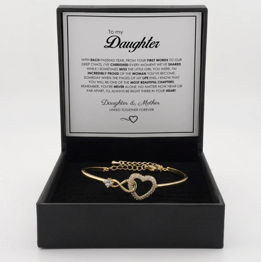 "To My Daughter" Infinite Love Bracelet
